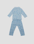 LITTLE M KERAH FULLPRINT DINO & CARS PAKAIAN SETELAN PIYAMA BAYI