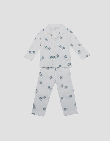 LITTLE M KERAH FULLPRINT LIONS PAKAIAN SETELAN PIYAMA BAYI