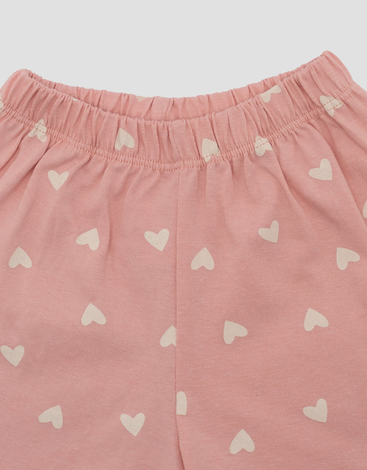 LITTLE M PRINT LOVE SETELAN BAYI