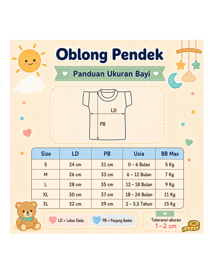 MXM ANIMAL LOGO PACK OF 3 KAOS BAYI