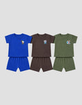 MXM ROUND NECK PAKAIAN PACK OF 3 SETELAN BAYI