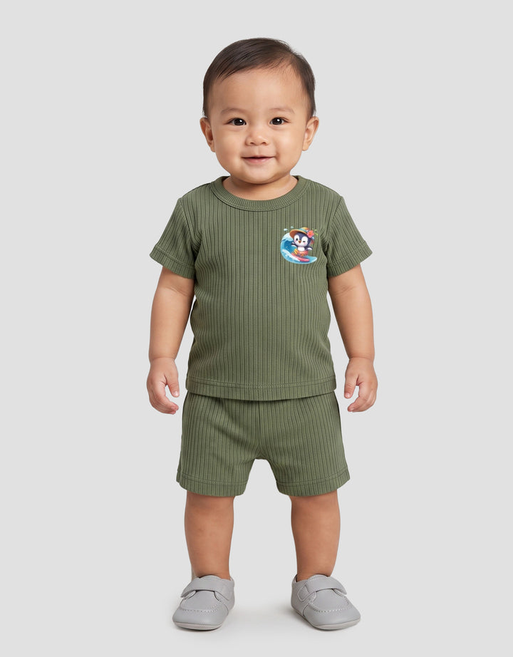 MXM ROUND NECK PAKAIAN PACK OF 3 SETELAN BAYI