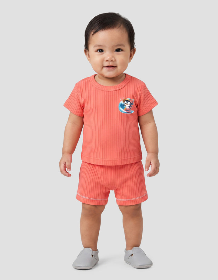 MXM ROUND NECK PAKAIAN PACK OF 3 SETELAN BAYI