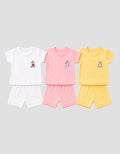 MXM PRINTED PAKAIAN PACK OF 3 SETELAN BAYI