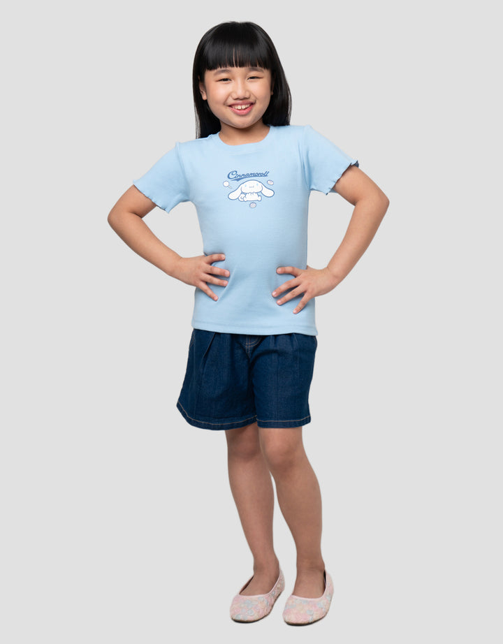 CHARACTER SANRIO CINNAMOROLL KAOS ANAK PEREMPUAN