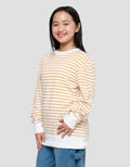 MxM Stripe Print Sweater Anak Perempuan