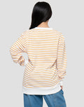 MxM Stripe Print Sweater Anak Perempuan