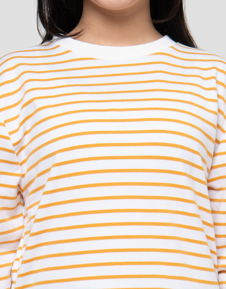 MxM Stripe Print Sweater Anak Perempuan