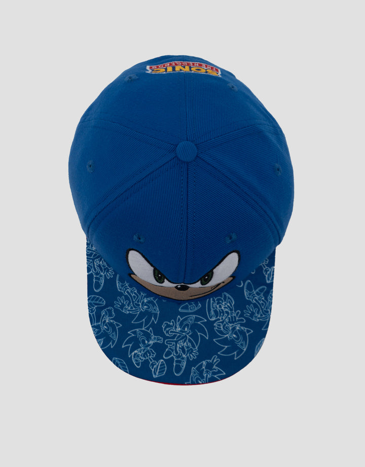 CHARACTER SONIC FACE TOPI ANAK LAKI-LAKI