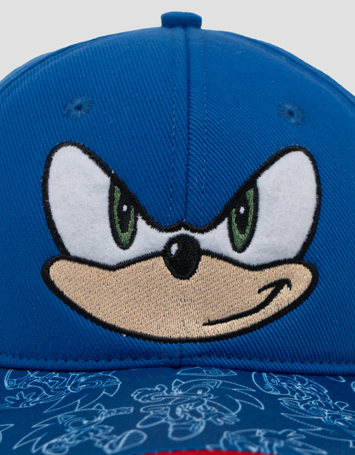 CHARACTER SONIC FACE TOPI ANAK LAKI-LAKI