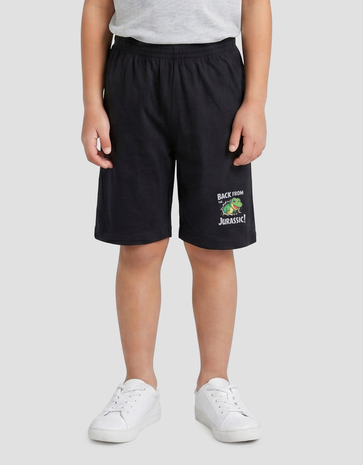 MXM BACK FROM THE JURASSIC PRINT CELANA PENDEK ANAK LAKI-LAKI