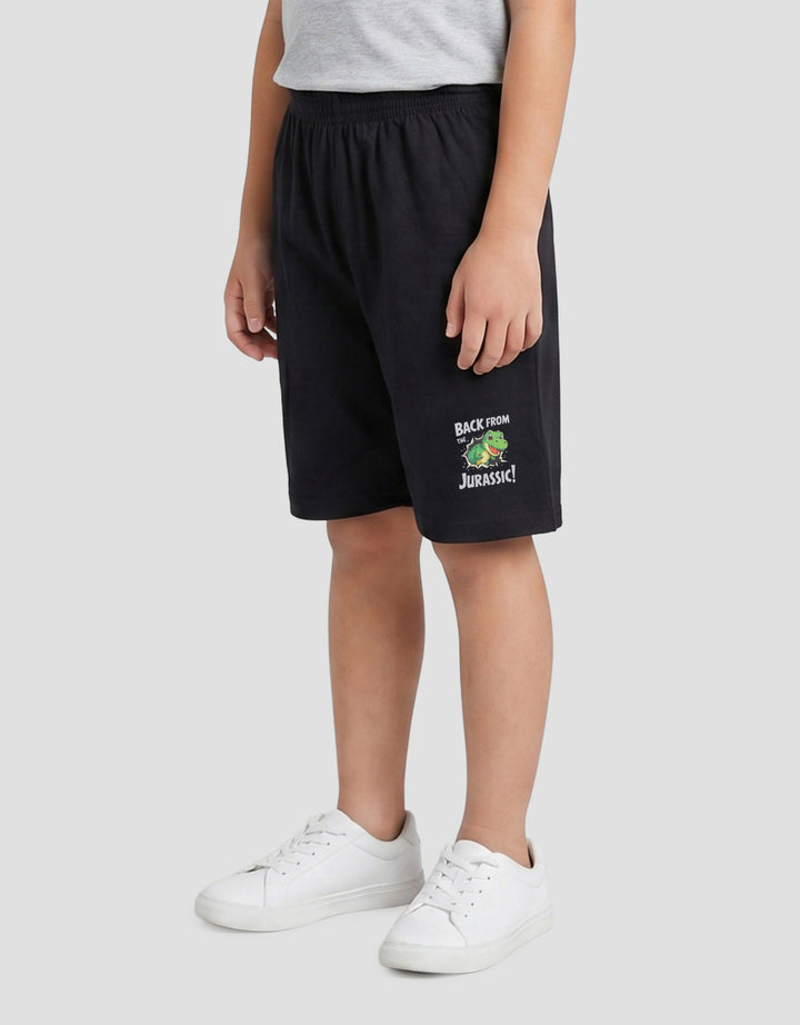 MXM BACK FROM THE JURASSIC PRINT CELANA PENDEK ANAK LAKI-LAKI
