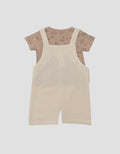 LITTLE M DINO SET JUMPSUIT OVERALL BAYI