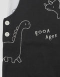 LITTLE M DINO SET JUMPSUIT OVERALL BAYI