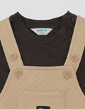 LITTLE M DINO SET JUMPSUIT OVERALL BAYI