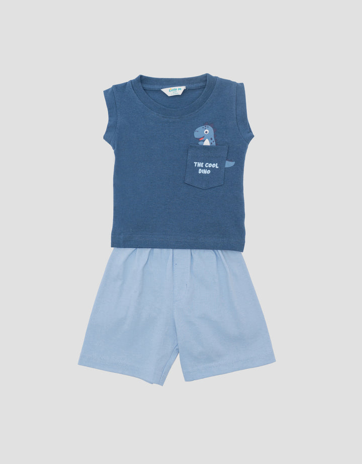 LITTLE M DINO PAKAIAN SETELAN BAYI