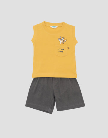 LITTLE M TIGER PAKAIAN SETELAN BAYI