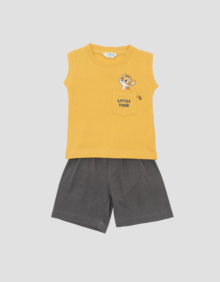 LITTLE M TIGER PAKAIAN SETELAN BAYI