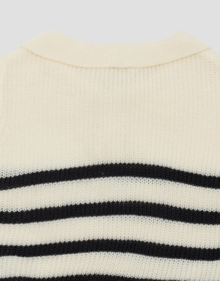 LITTLE M STRIPE KAOS POLO BAYI