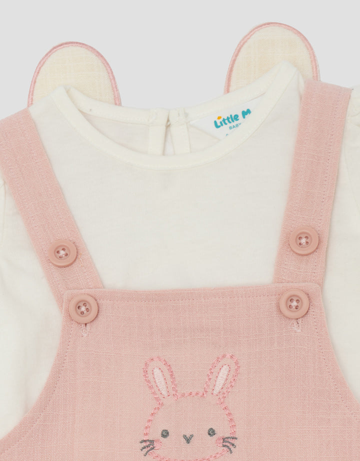 LITTLE M RABBIT EARS OVERALL BAYI