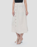 MXM FULL BUTTON ROK MAXI WANITA