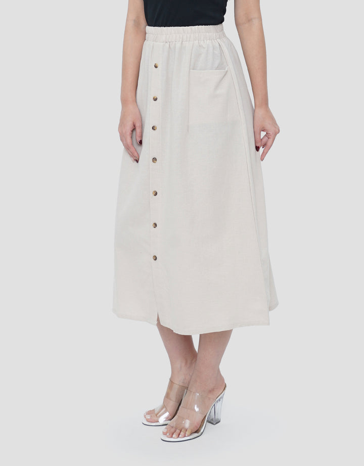 MXM FULL BUTTON ROK MAXI WANITA