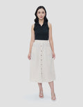 MXM FULL BUTTON ROK MAXI WANITA