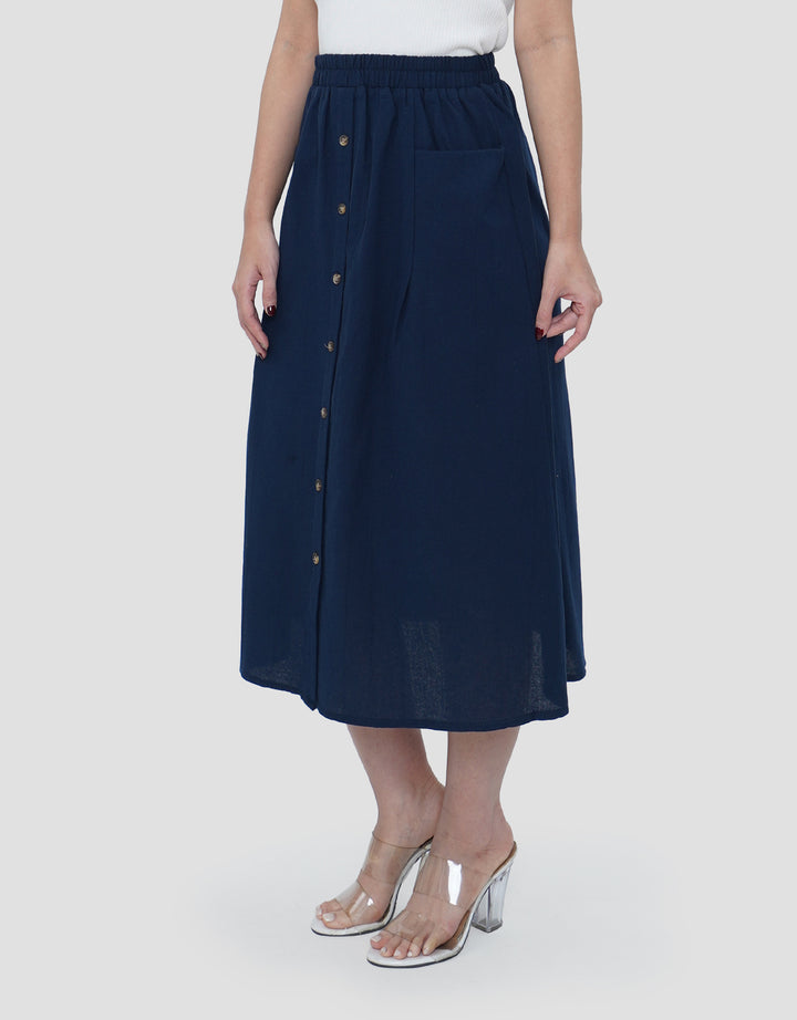 MXM FULL BUTTON ROK MAXI WANITA