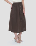 MXM FULL BUTTON ROK MAXI WANITA
