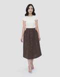 MXM FULL BUTTON ROK MAXI WANITA