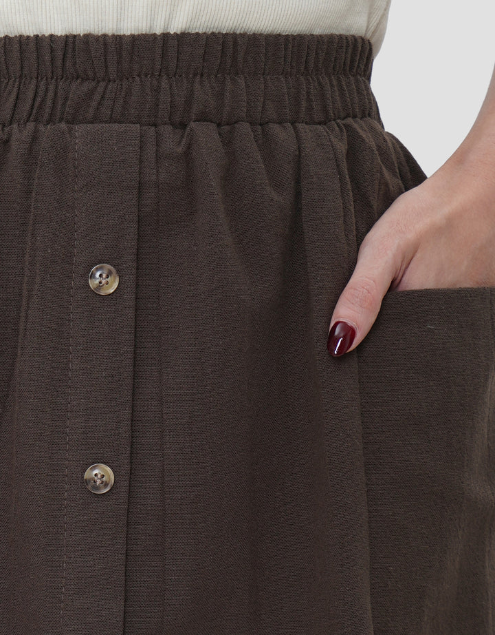 MXM FULL BUTTON ROK MAXI WANITA