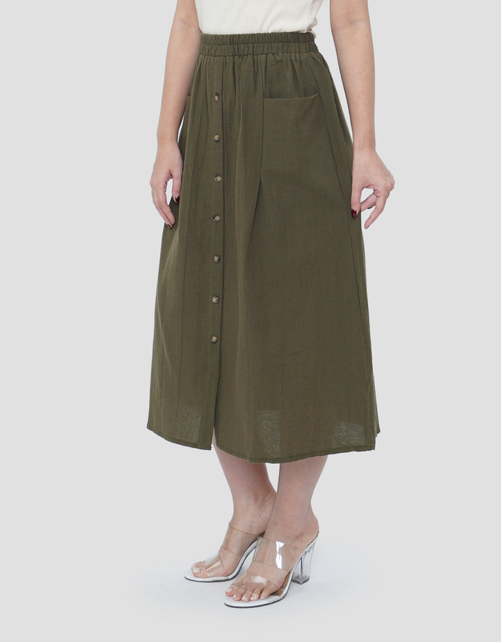 MXM FULL BUTTON ROK MAXI WANITA