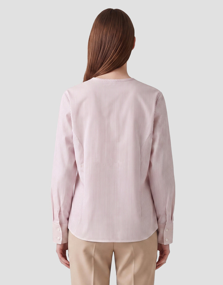 MXM PETER PAN COLLAR KEMEJA LENGAN PANJANG WANITA