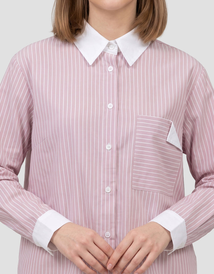 MXM BASIC KEMEJA LENGAN PANJANG WANITA