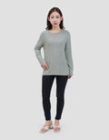 MXM SOFT KNIT KAOS LENGAN PANJANG WANITA
