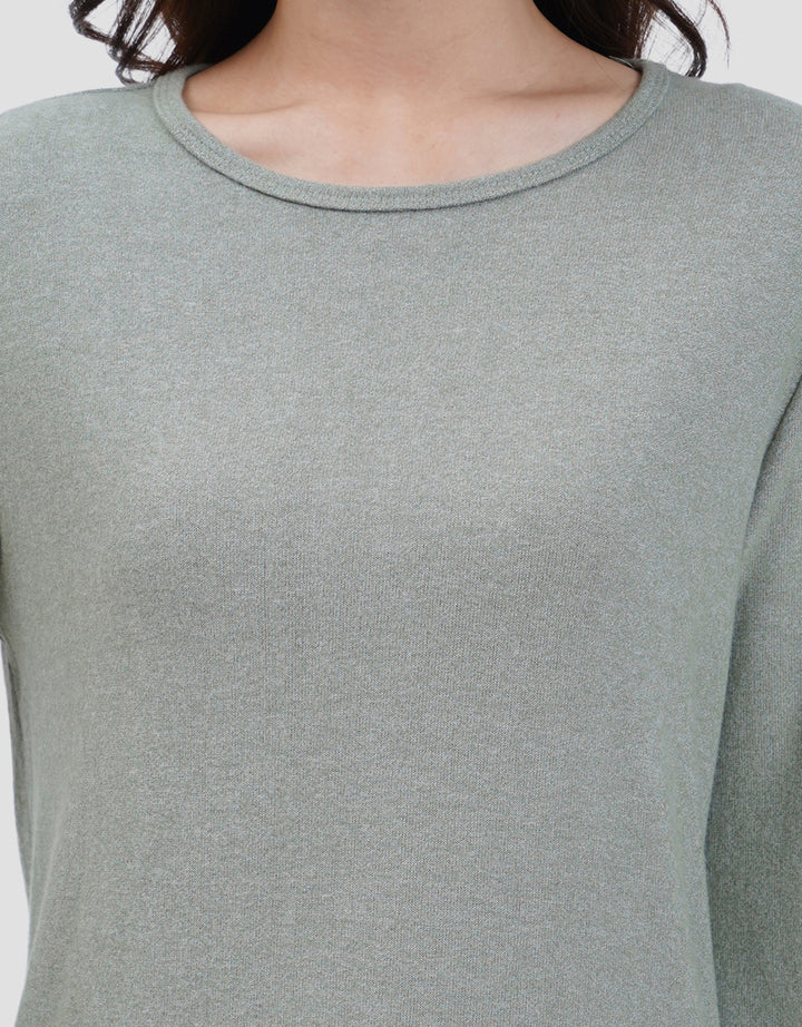 MXM SOFT KNIT KAOS LENGAN PANJANG WANITA