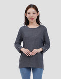 MXM SOFT KNIT KAOS LENGAN PANJANG WANITA