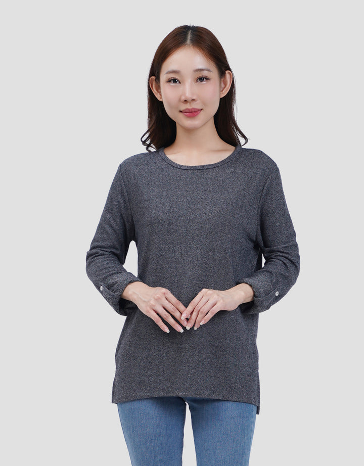 MXM SOFT KNIT KAOS LENGAN PANJANG WANITA