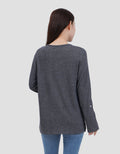 MXM SOFT KNIT KAOS LENGAN PANJANG WANITA