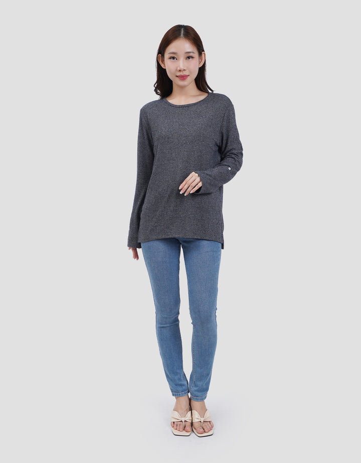 MXM SOFT KNIT KAOS LENGAN PANJANG WANITA
