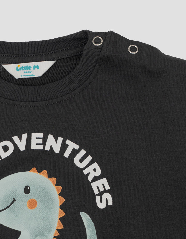 LITTLE M DINO SWEATER BAYI