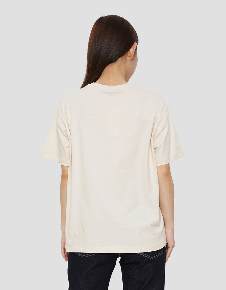 CONNEXION PRINT TEXT OVERSIZE KAOS WANITA