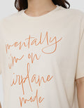 CONNEXION PRINT TEXT OVERSIZE KAOS WANITA