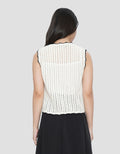 CONNEXION LIST ROPE CHROCET VEST WANITA