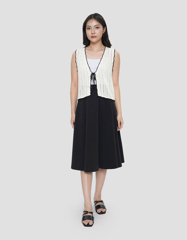 CONNEXION LIST ROPE CHROCET VEST WANITA