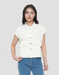 CONNEXION RIGGID TWILL COLLAR KEMEJA WANITA