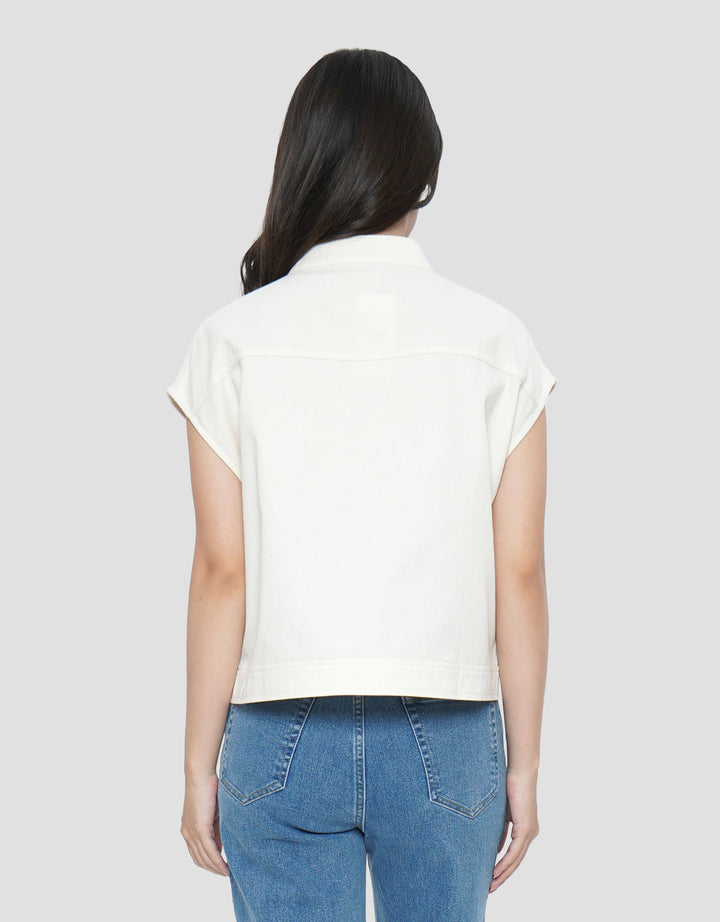 CONNEXION RIGGID TWILL COLLAR KEMEJA WANITA