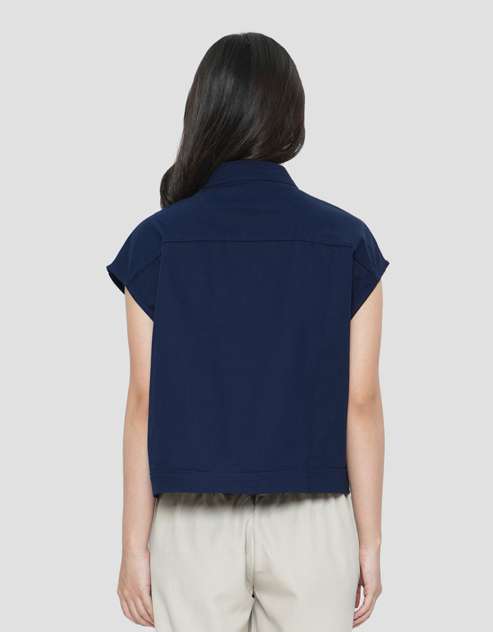CONNEXION RIGGID TWILL COLLAR KEMEJA WANITA