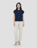 CONNEXION RIGGID TWILL COLLAR KEMEJA WANITA