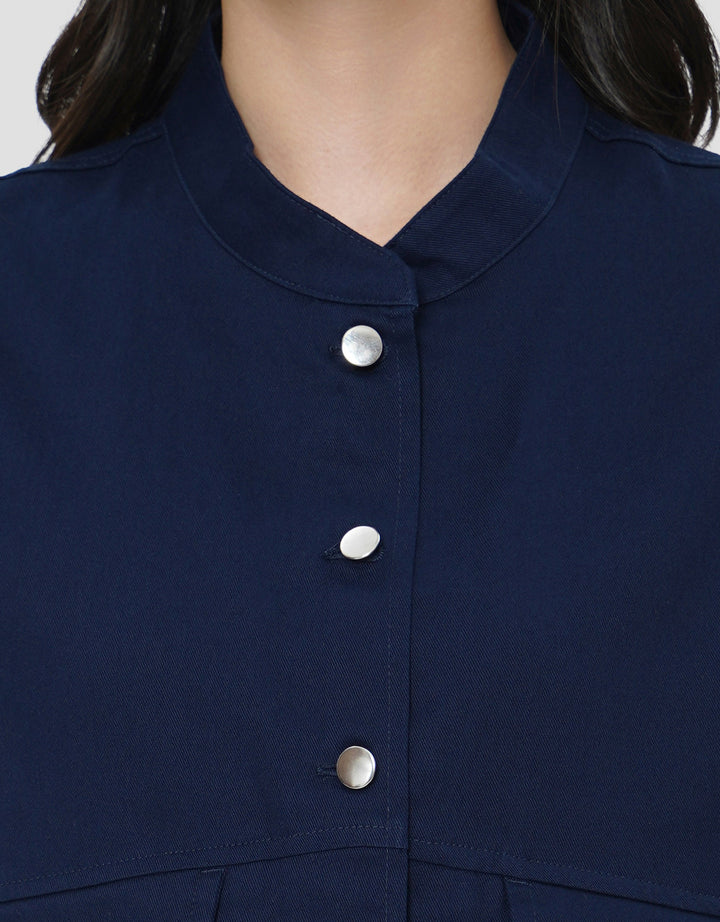 CONNEXION RIGGID TWILL COLLAR KEMEJA WANITA